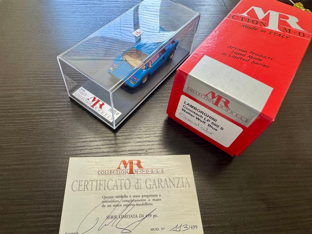 MR コレクションモデル ランボルギーニ カウンタック 499台限定 青