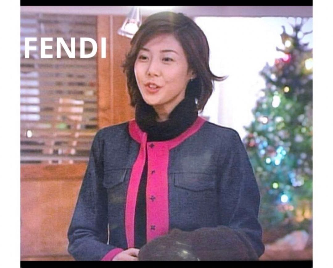 FENDI やまとなでしこ デニムジャケット ノーカラー 松嶋菜々子 美品