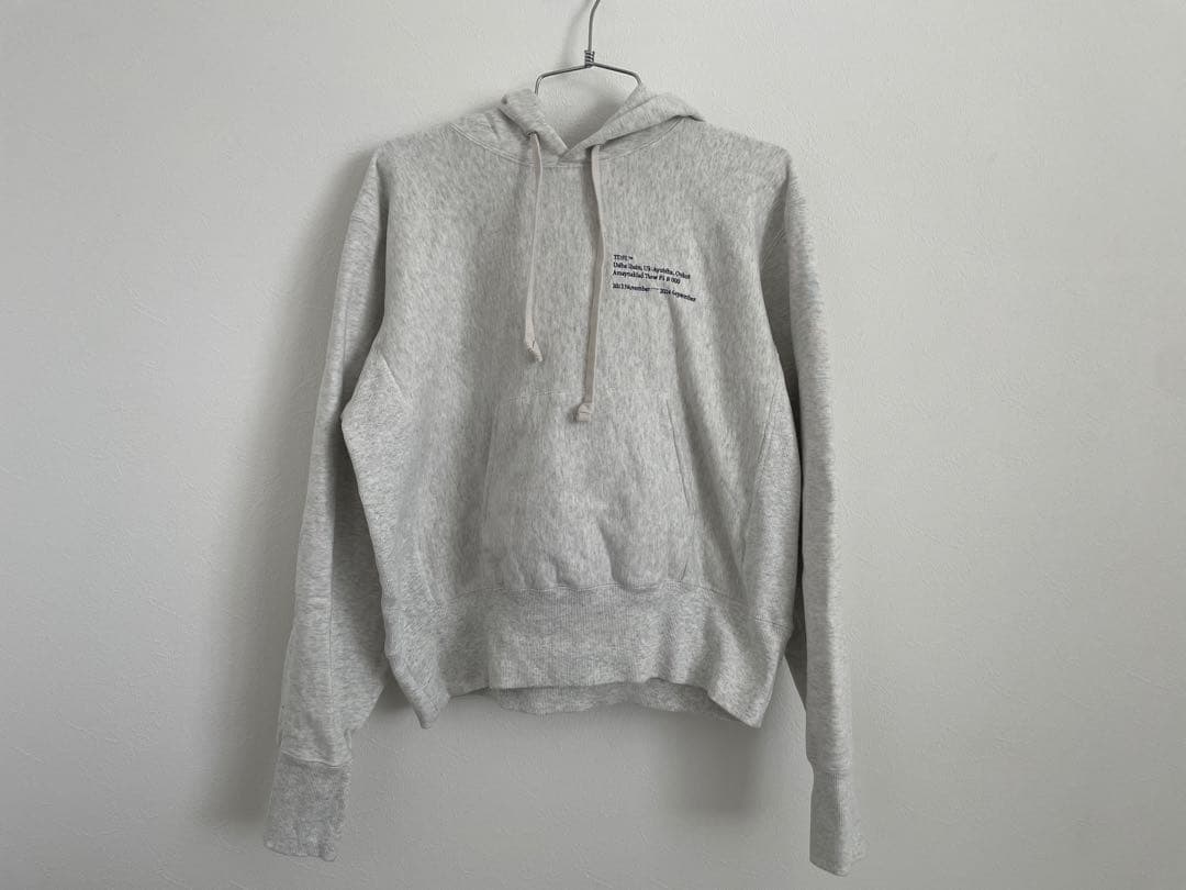 todayful パーカー　Useful Sweat Parka ライトグレー