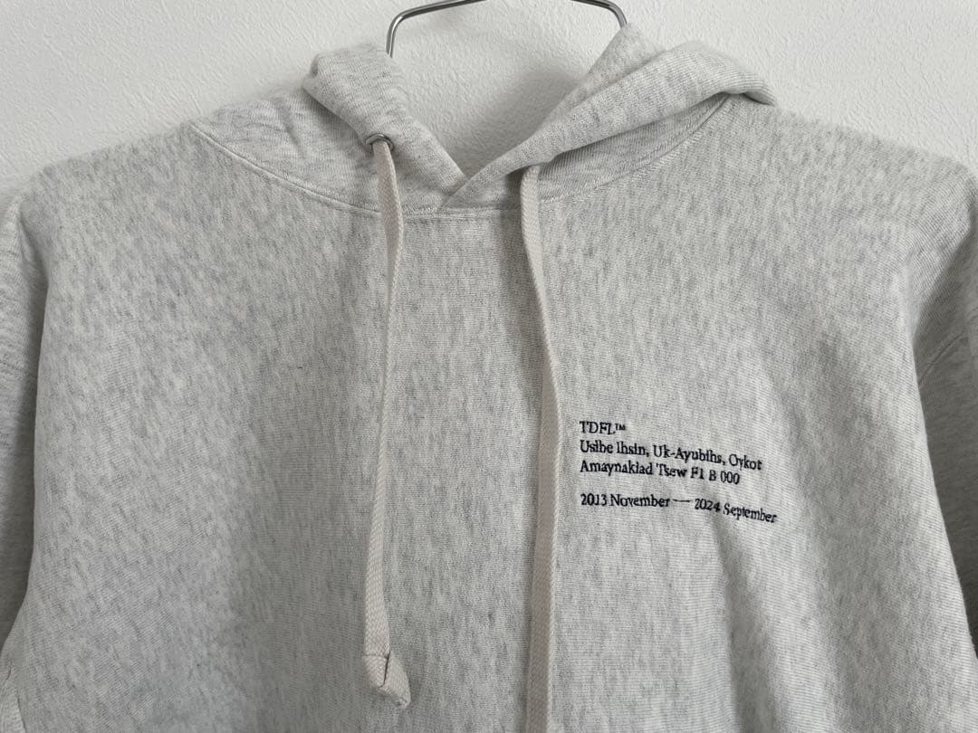 todayful パーカー　Useful Sweat Parka ライトグレー