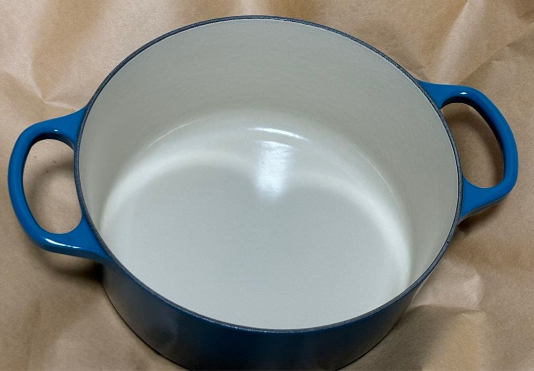 ル・クルーゼ シグニチャー ココットロンド 24cm マルセイユブルー