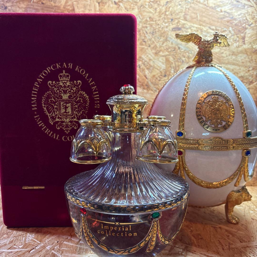 ラドガ インペリアル コレクション イースターエッグ パール ホワイト　空き瓶