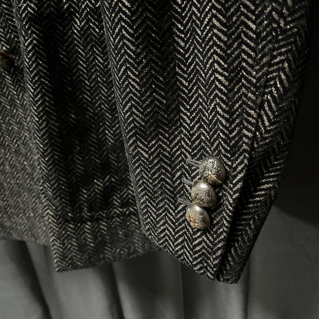 THE GIGI シルク混 8B ダブルテーラードジャケット 48 M-L