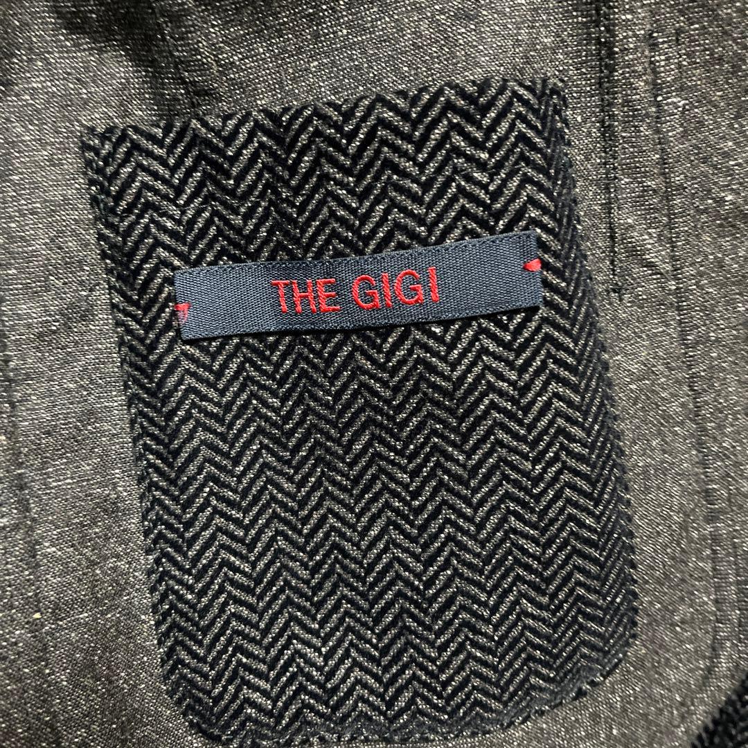 THE GIGI シルク混 8B ダブルテーラードジャケット 48 M-L