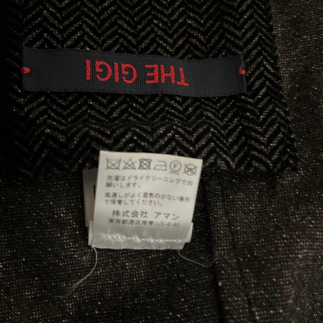 THE GIGI シルク混 8B ダブルテーラードジャケット 48 M-L