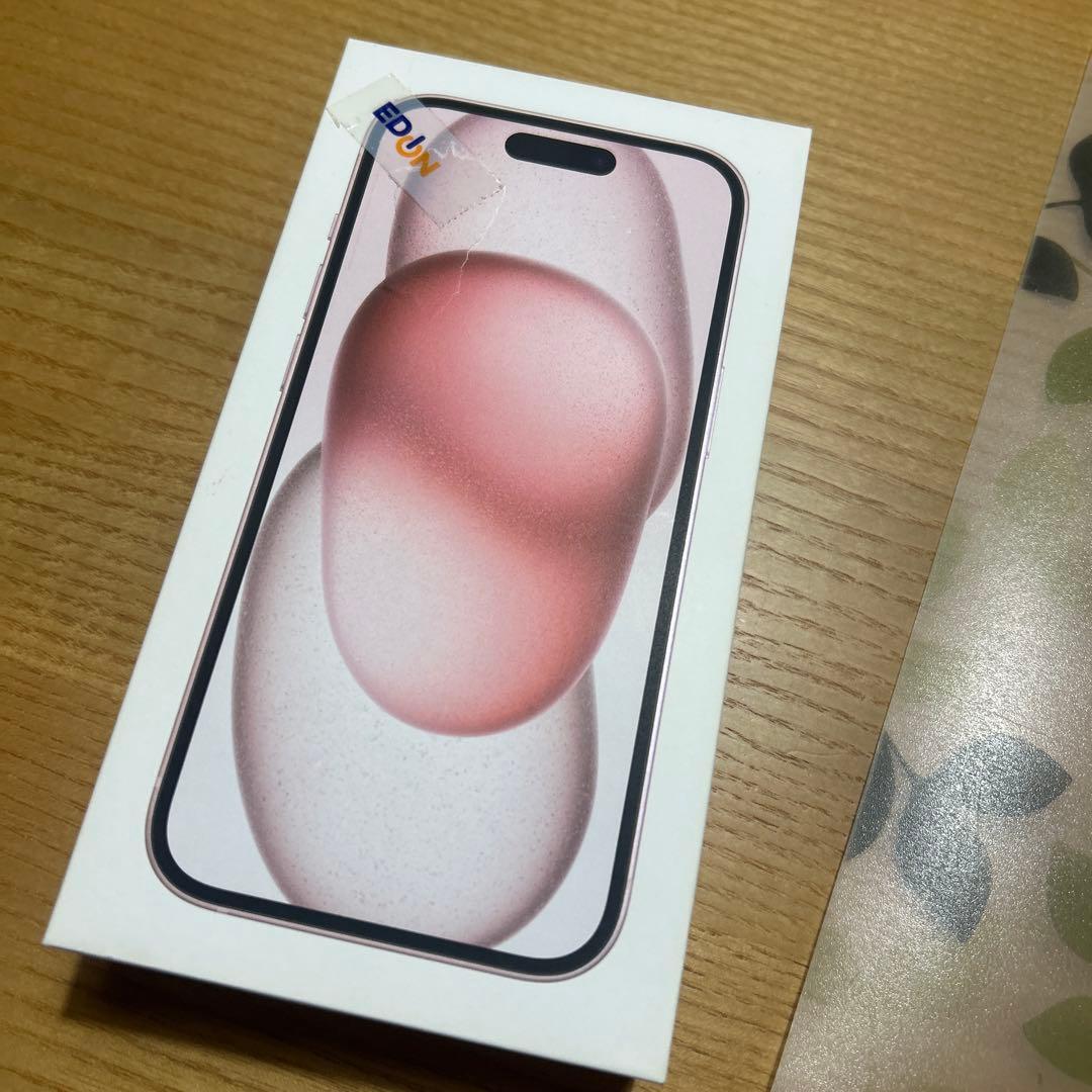 iPhone 15 128GB ピンク SIMフリー バッテリー90% 美品