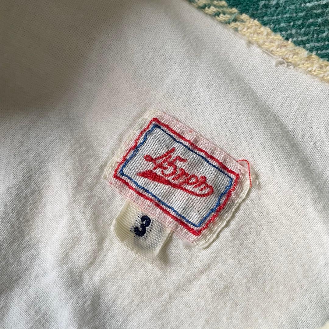 45rpm 90s ヘビーネルシャツ 3 緑白チェック