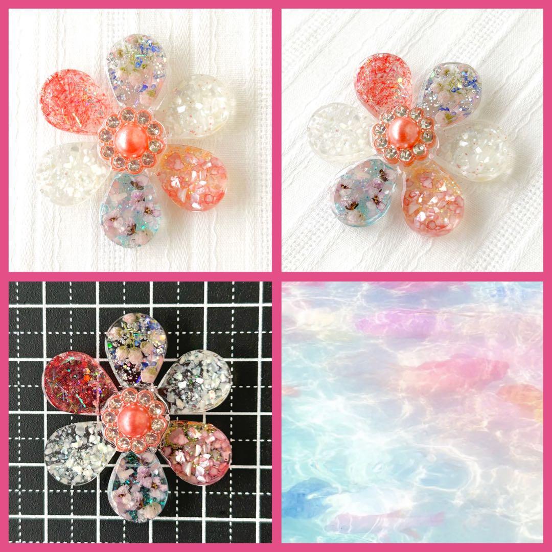 メグえもん様♡ No.2481ハンドメイド　ヘアゴム　レジン