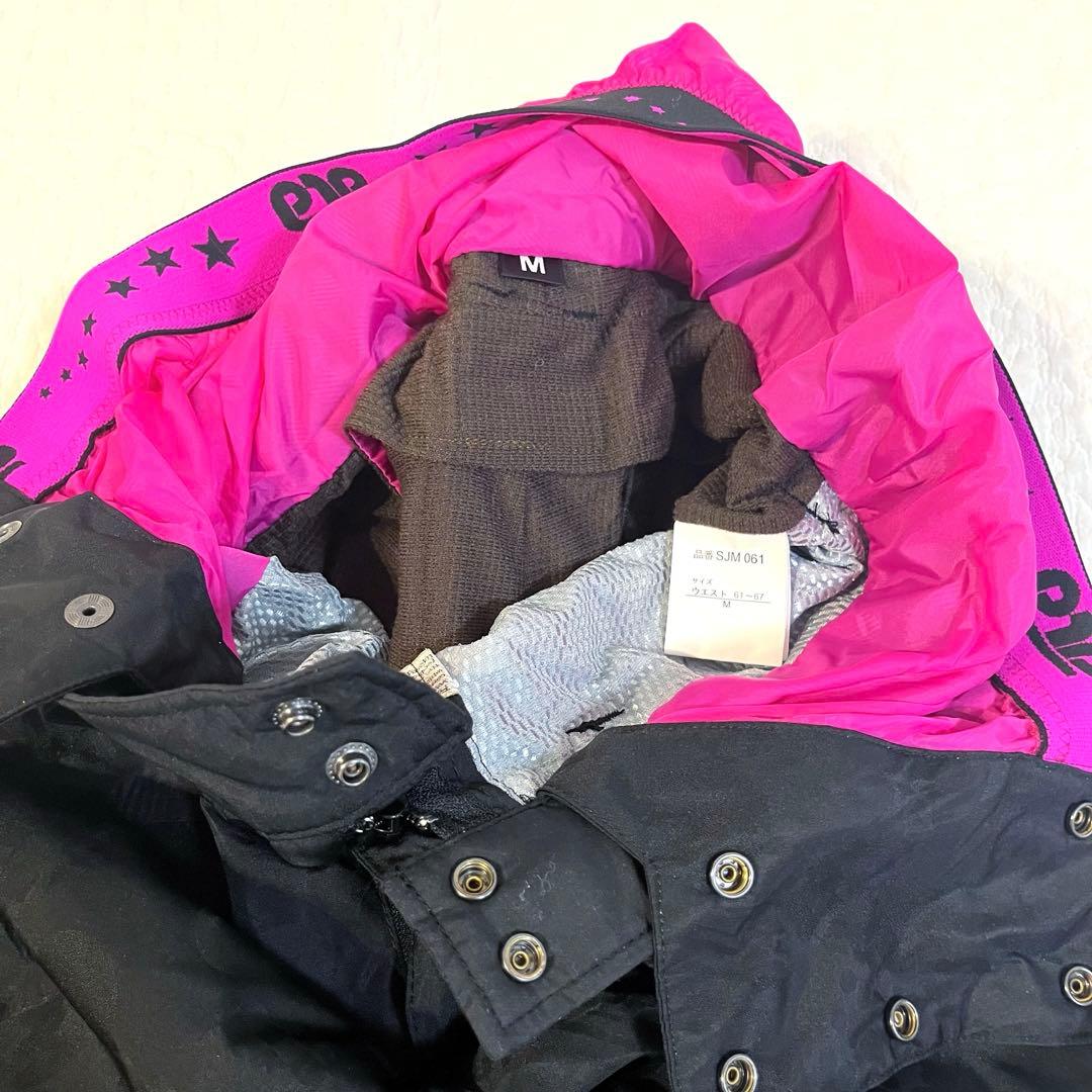 エーアールジーarg スノボウェア スキーウェア お尻パッド付き レディースM