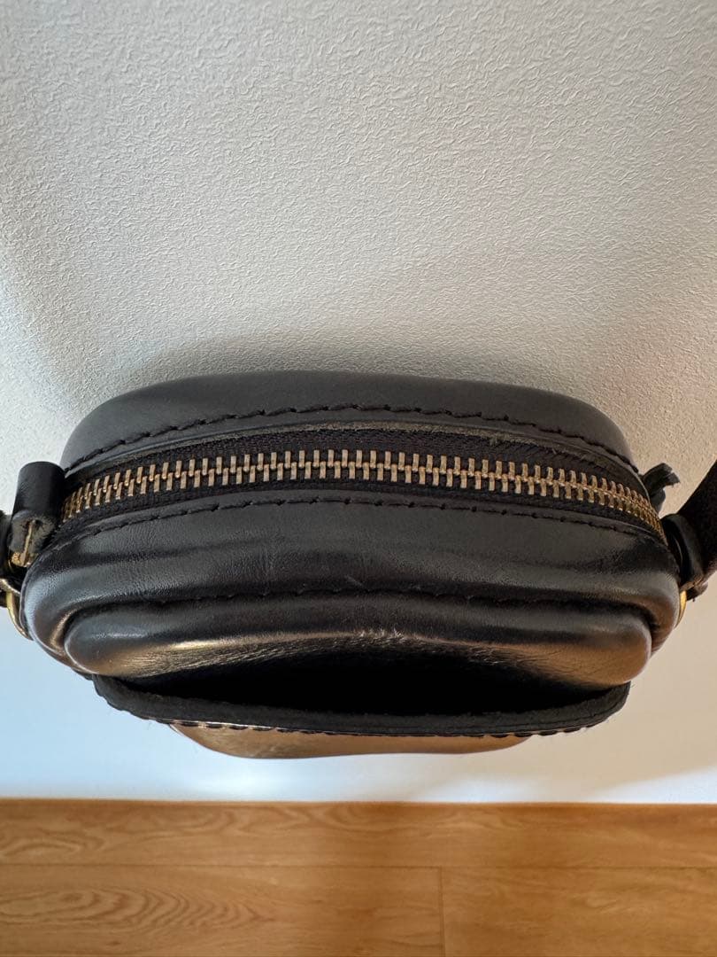 【美品】アナロジコ analogico ポケットミニショルダー バッグ ブラック