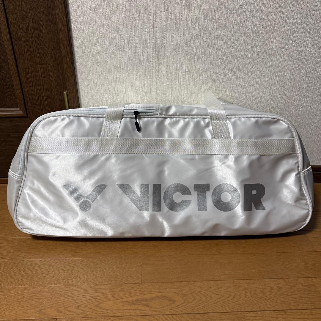 VICTOR バドミントンバッグ ホワイト