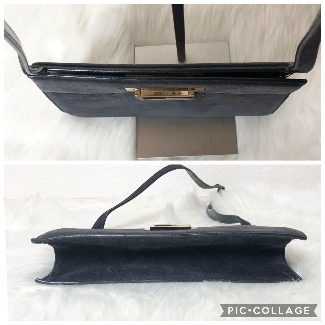 GUCCI グッチ ワンショルダーバッグ スエード ヴィンテージ グレージュ