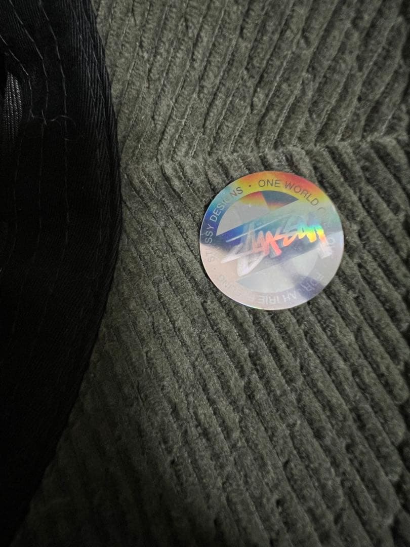 Stussy コーデュロイ バケットハット カーキ