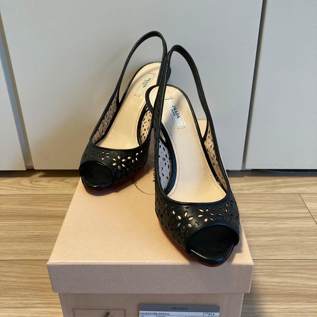【新品未使用】PRADA ヒールサンダル