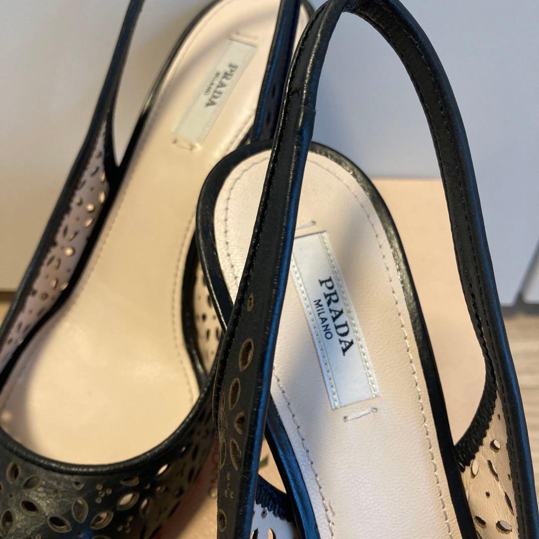 【新品未使用】PRADA ヒールサンダル