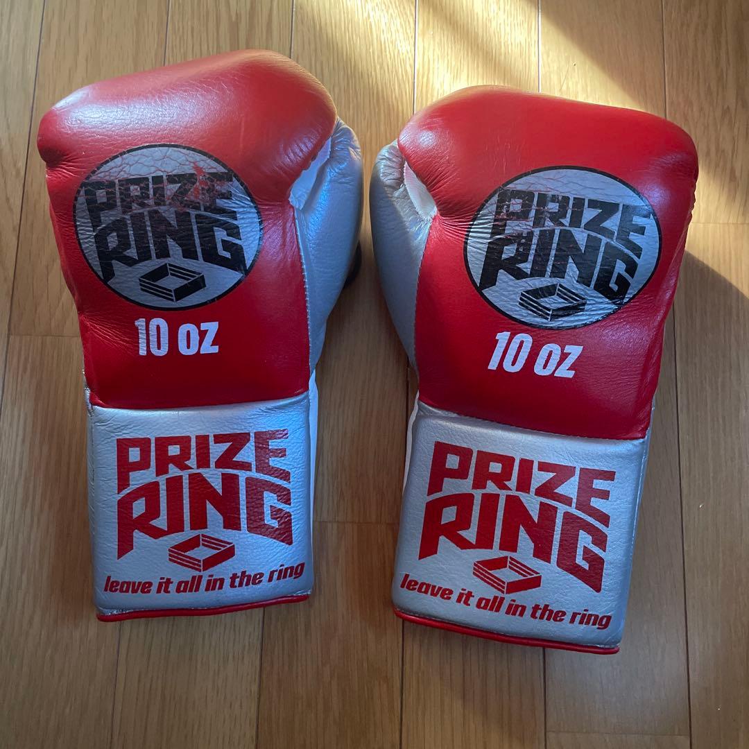 プライズリング製ボクシンググローブ10oz赤※ プロファイトグローブ最終値下げ