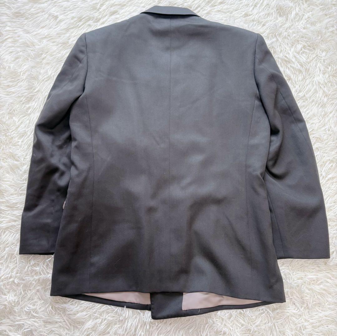 【美品】Christian Dior ダブル セットアップスーツ グレー 無地