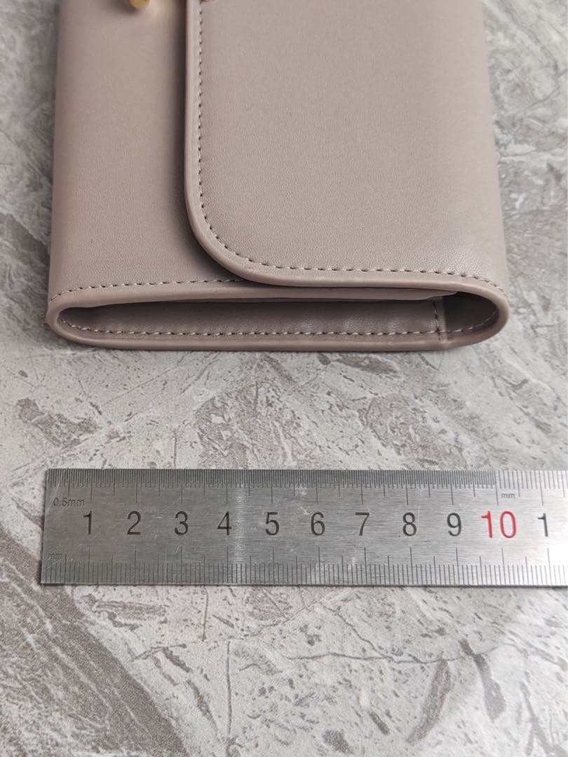 CELINE セリーヌ トリオンフ フラップ 長財布 グレージュ　美品