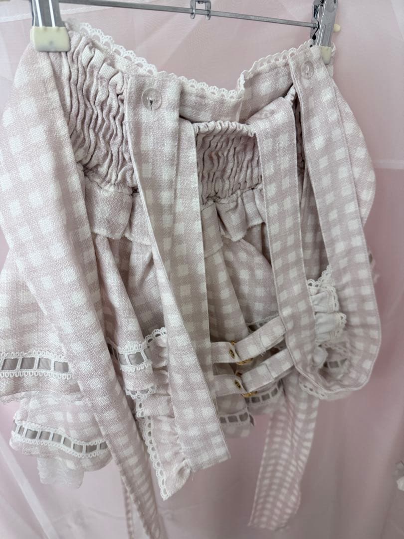 はしごリボンギンガムティアードスカパン リズリサ