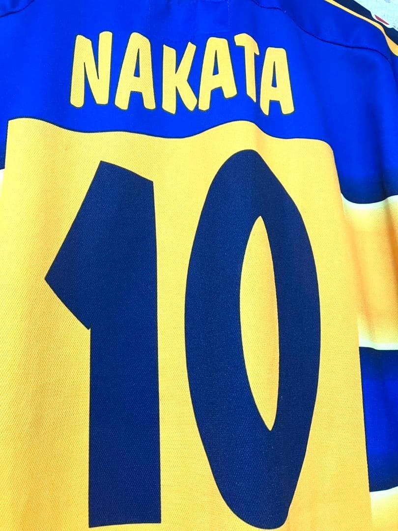 良品 チャンピオン パルマ セリエA 中田英寿 ヒデ 半袖ユニフォーム Lサイズ