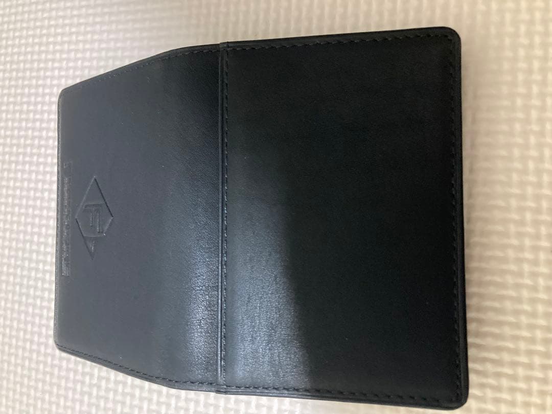 北海道日本ハムファイターズ ミズノグラブ革名刺入れ ブラック