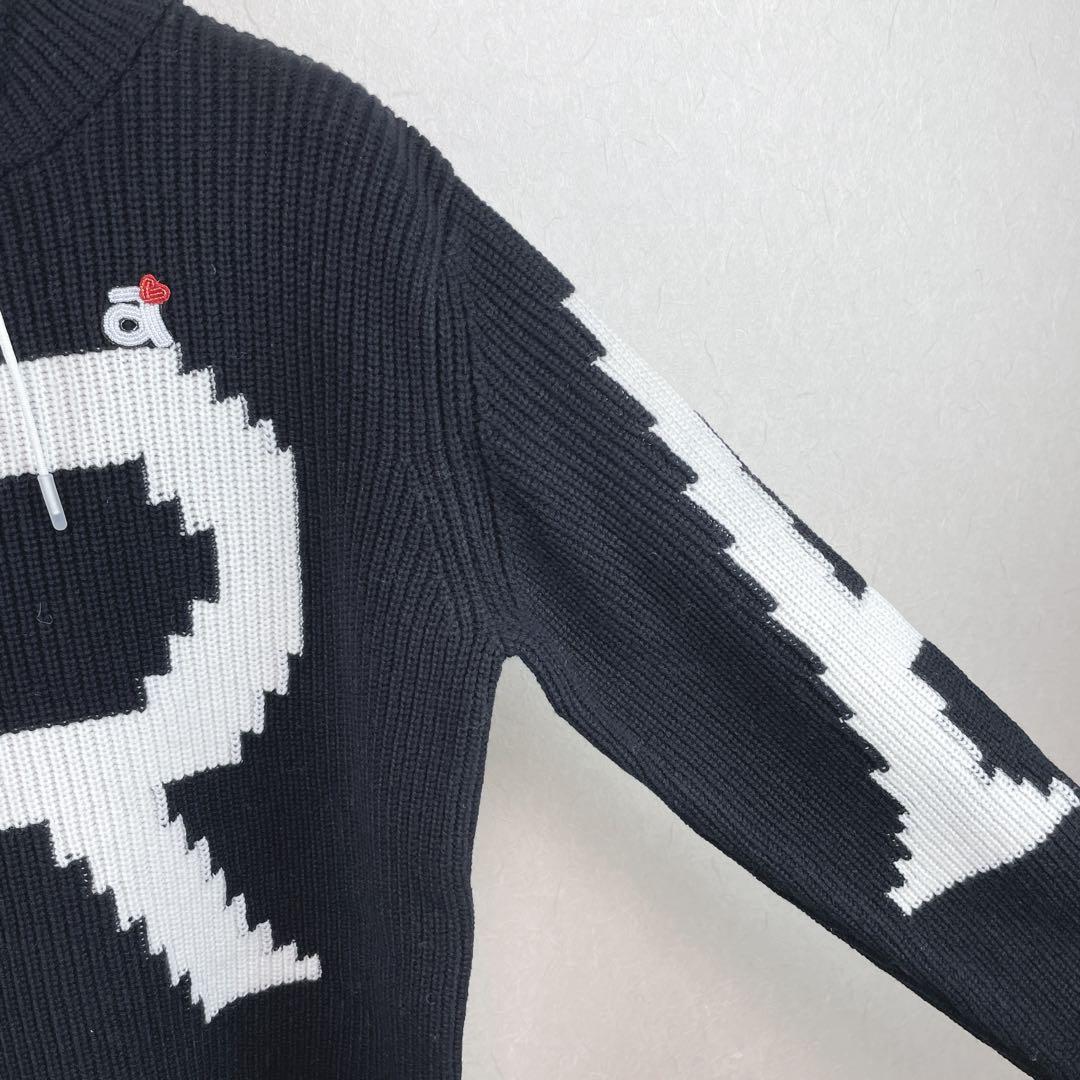 【新品未使用 アルチビオ】22FW新作ロゴ畦セーター38号