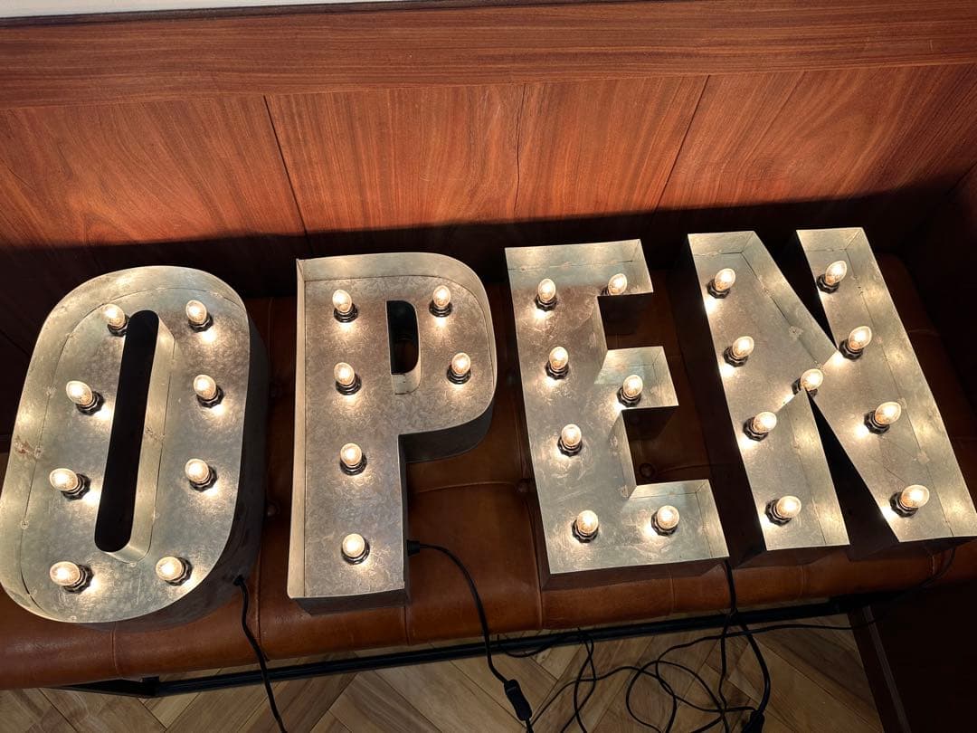 OPEN サイン　オープン ライト 看板 店舗 アメリカン雑貨 オーダーメイド