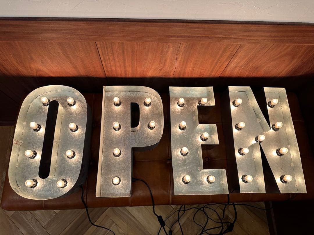 OPEN サイン　オープン ライト 看板 店舗 アメリカン雑貨 オーダーメイド