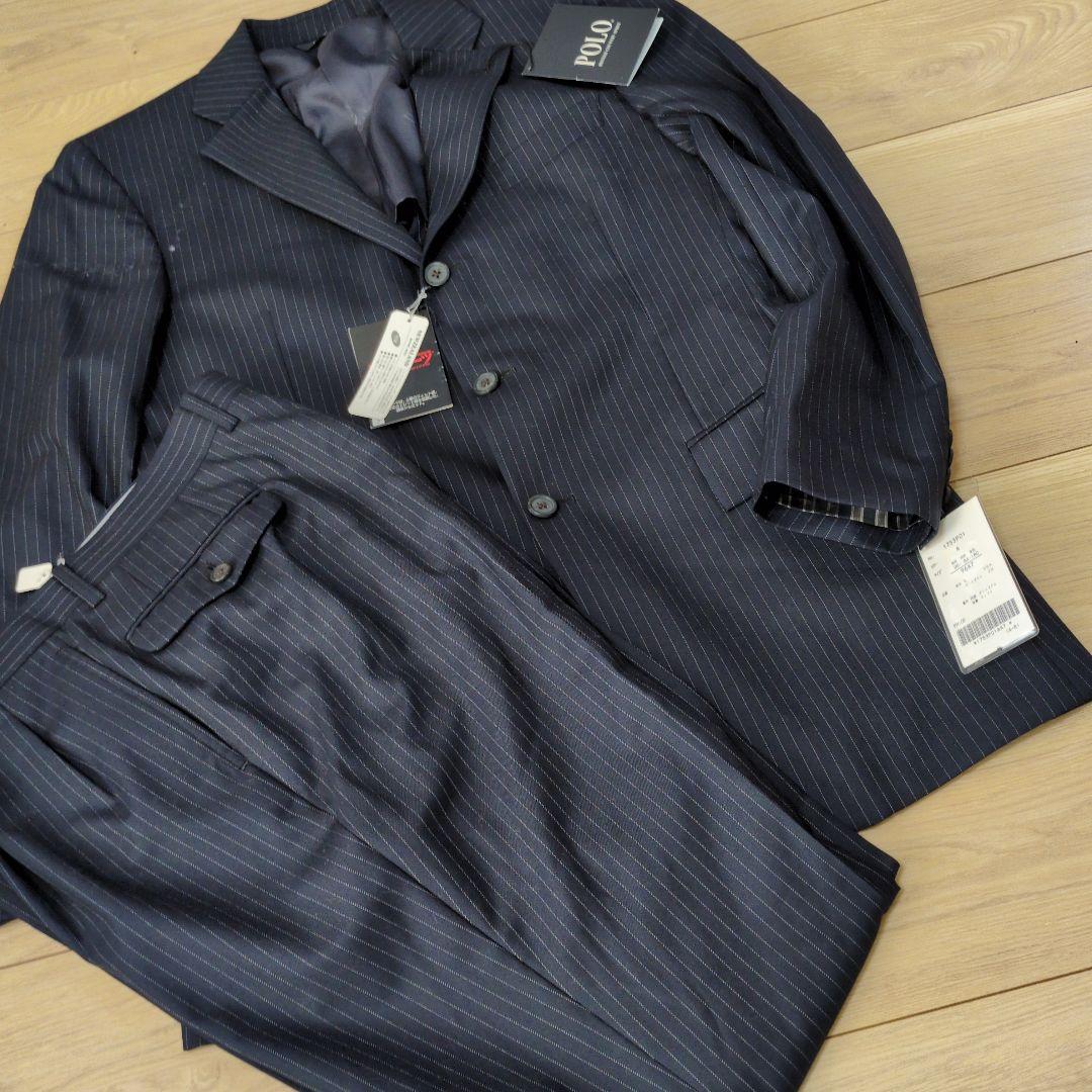 未使用品　英国製生地　POLO BCS　ビジネススーツ　セットアップ