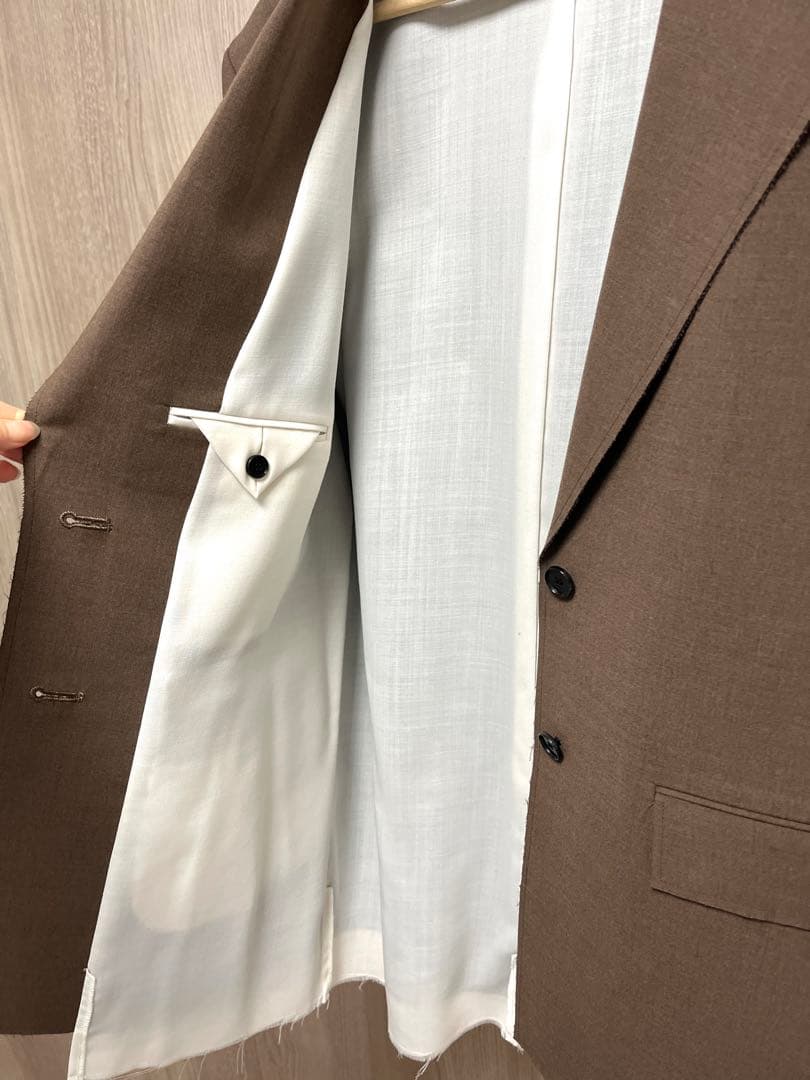 louren ローレンcutoff tailored jacket