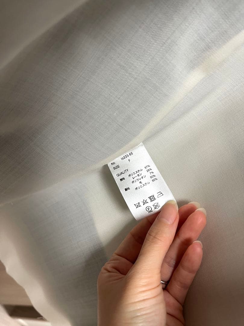 louren ローレンcutoff tailored jacket