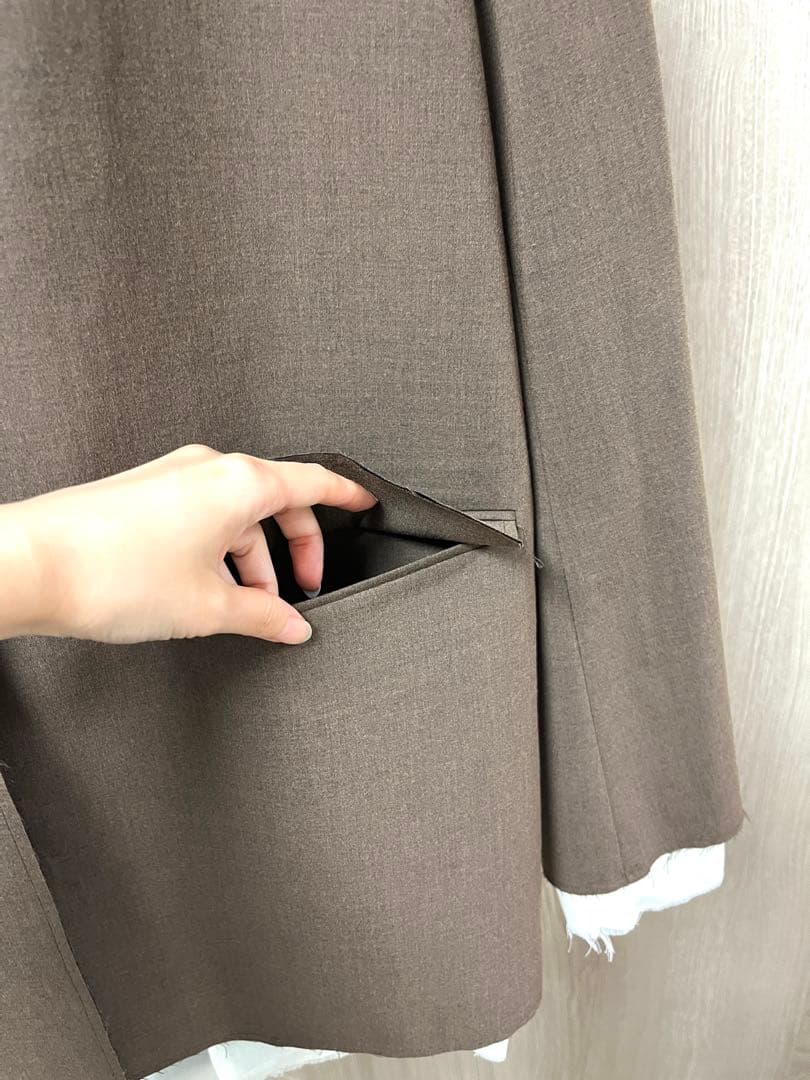 louren ローレンcutoff tailored jacket