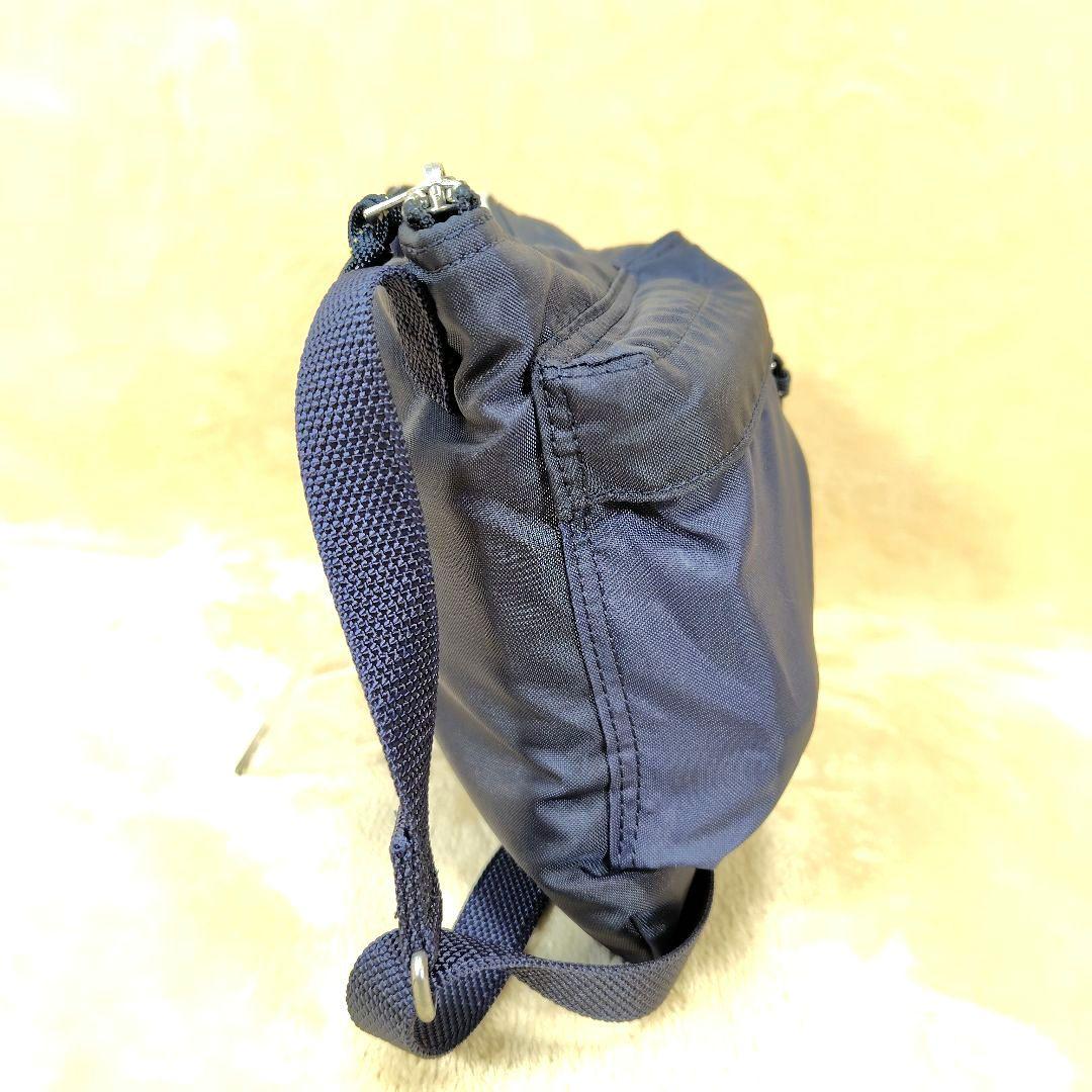未使用級 PORTER ポーター フォース ショルダーバッグ サコッシュ 紺色