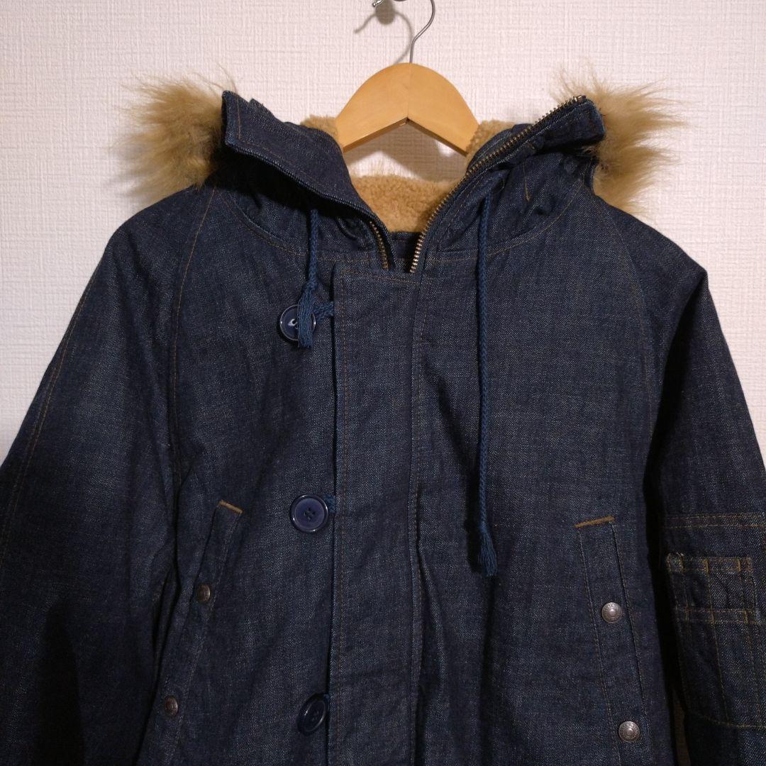 LEVI'S/リーバイス　デニムフライトジャケット　N-3Bタイプ　L　美品