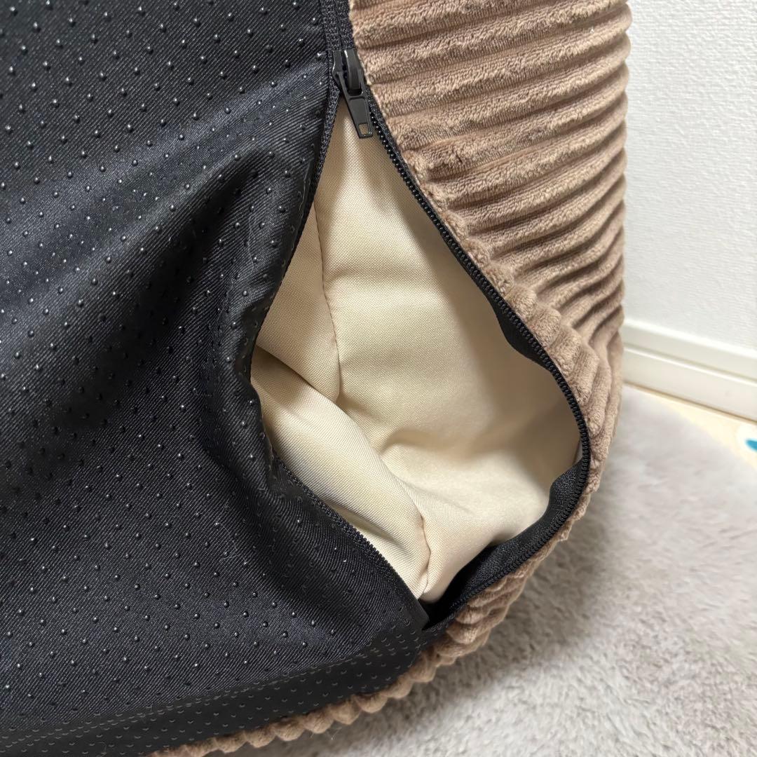 LOOSY HUGME 1人掛けビーズソファ ブラウン