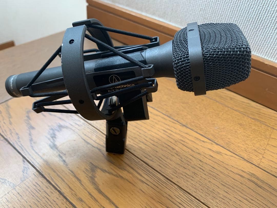 オーディオテクニカ AT822（マイク）、AT8410a（ショックマウント）