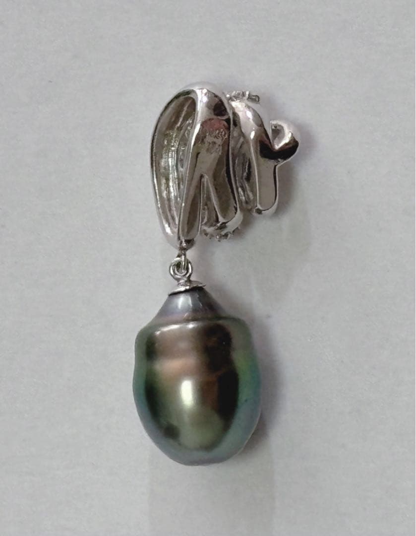 ブラックパール　ダイヤモンド　Pt900 ペンダントトップ