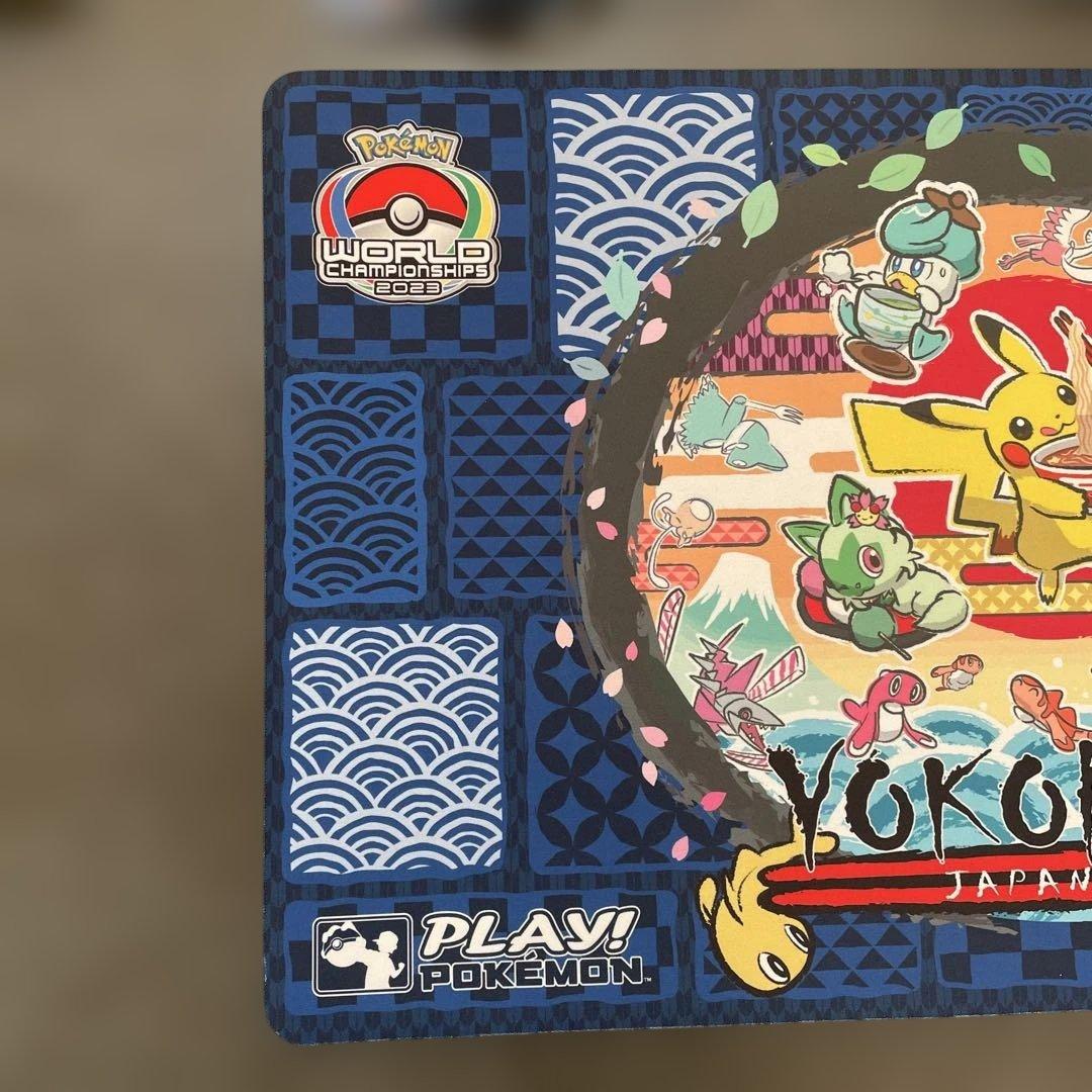 ポケモンカード 選手限定 WCS 2023 プレイマット 横浜 YOKOHAMA