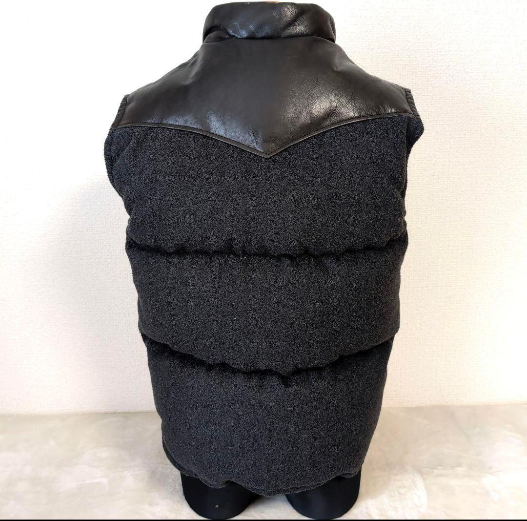 dz50 The Crimie ダウンベスト レオパード 本革 メンズM