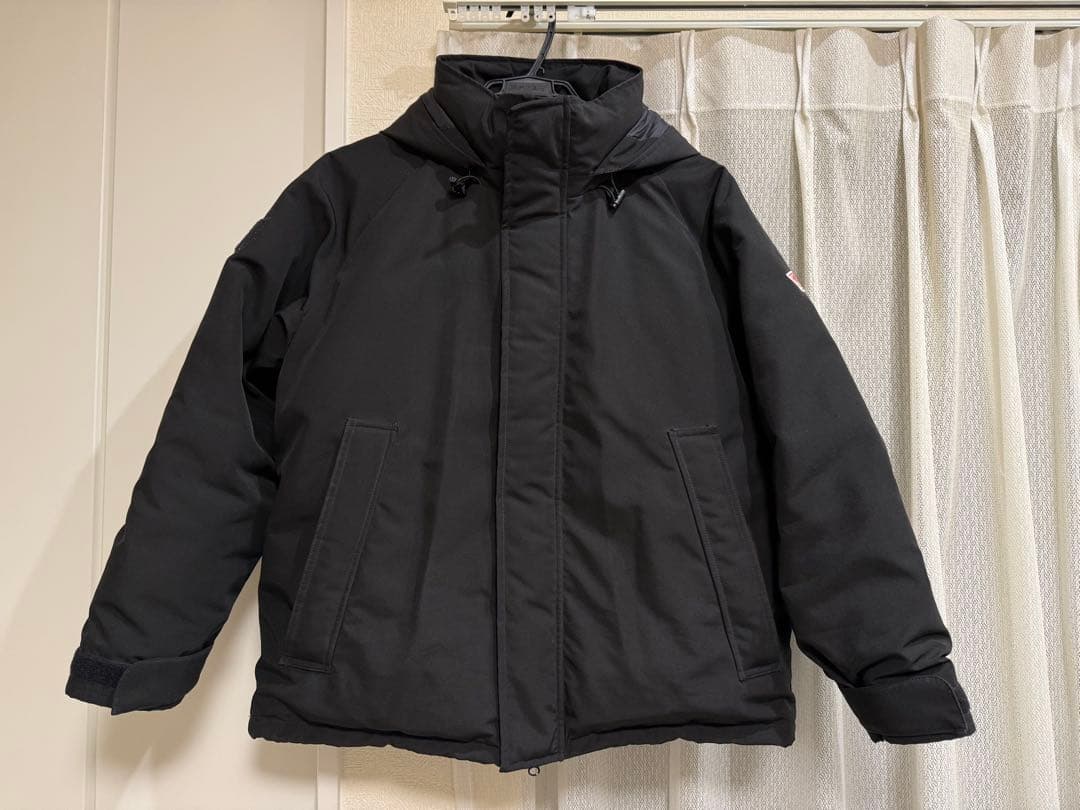 DANTON ダントン ブラック フード付き ダウンジャケット／中綿ジャケット