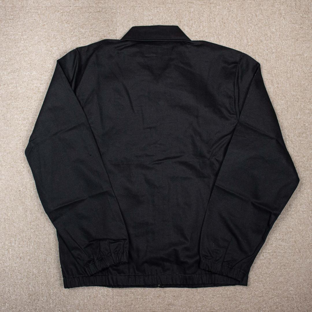 HUF ブラック カバーオール ジップアップ