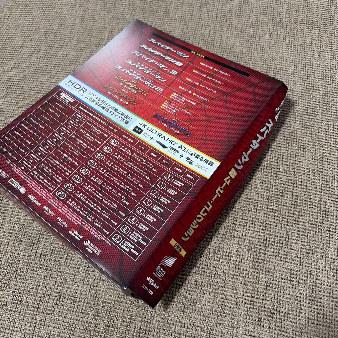 【値下中】スパイダーマン8ムービー・コレクション 4K UHD BOX〈8枚組〉