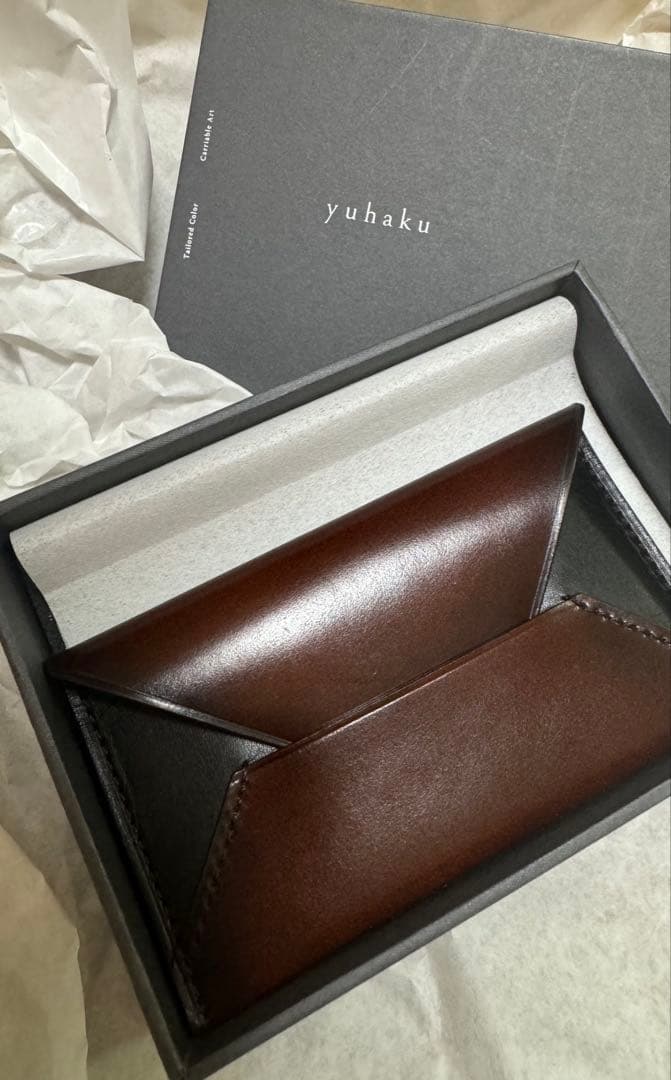 【美品】yuhaku YAC165 名刺入れ