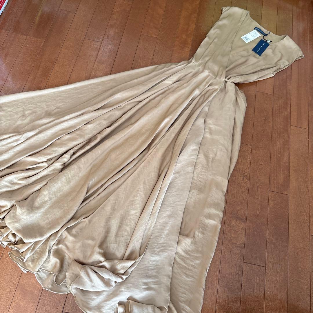 新品♡Ralph Lauren ベージュ フレアスカート サイズ6