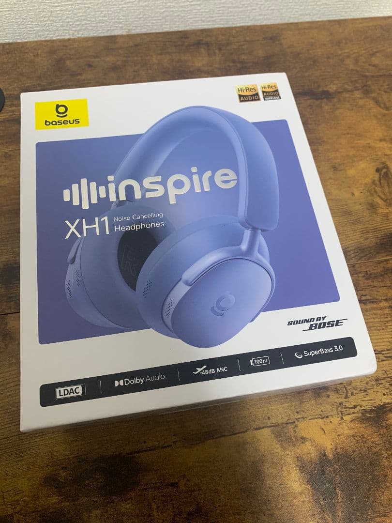 ほぼ新品Baseus Inspire XH1 Bose監修 ノイズキャンセリング