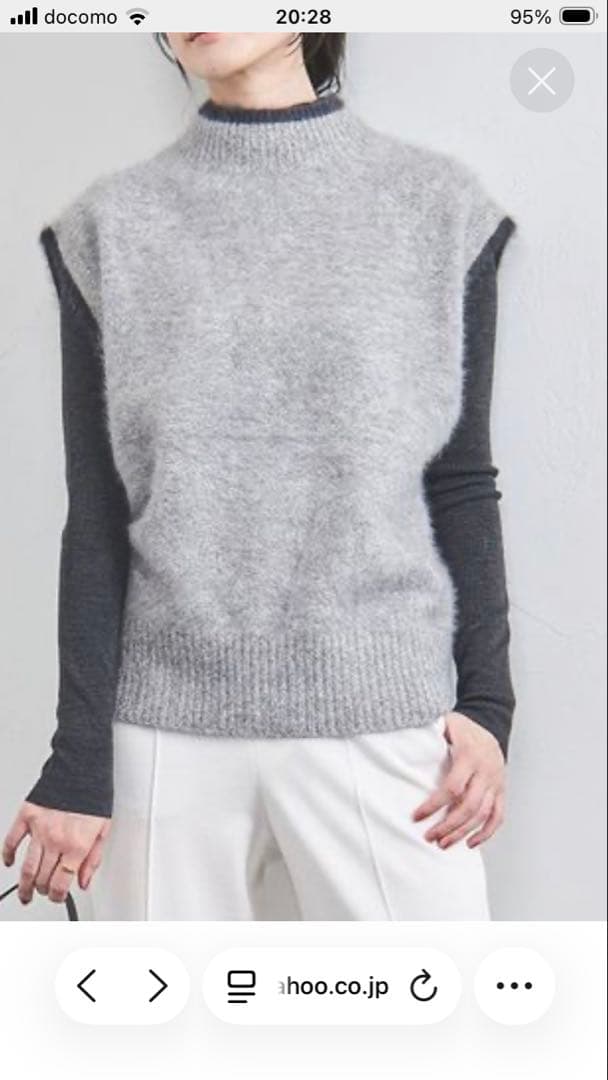 【新品未使用】UNITED ARROWS フォックスカシミヤベスト