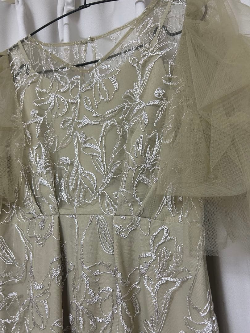 LERUREリルアーFluffy sleeve pencil dress