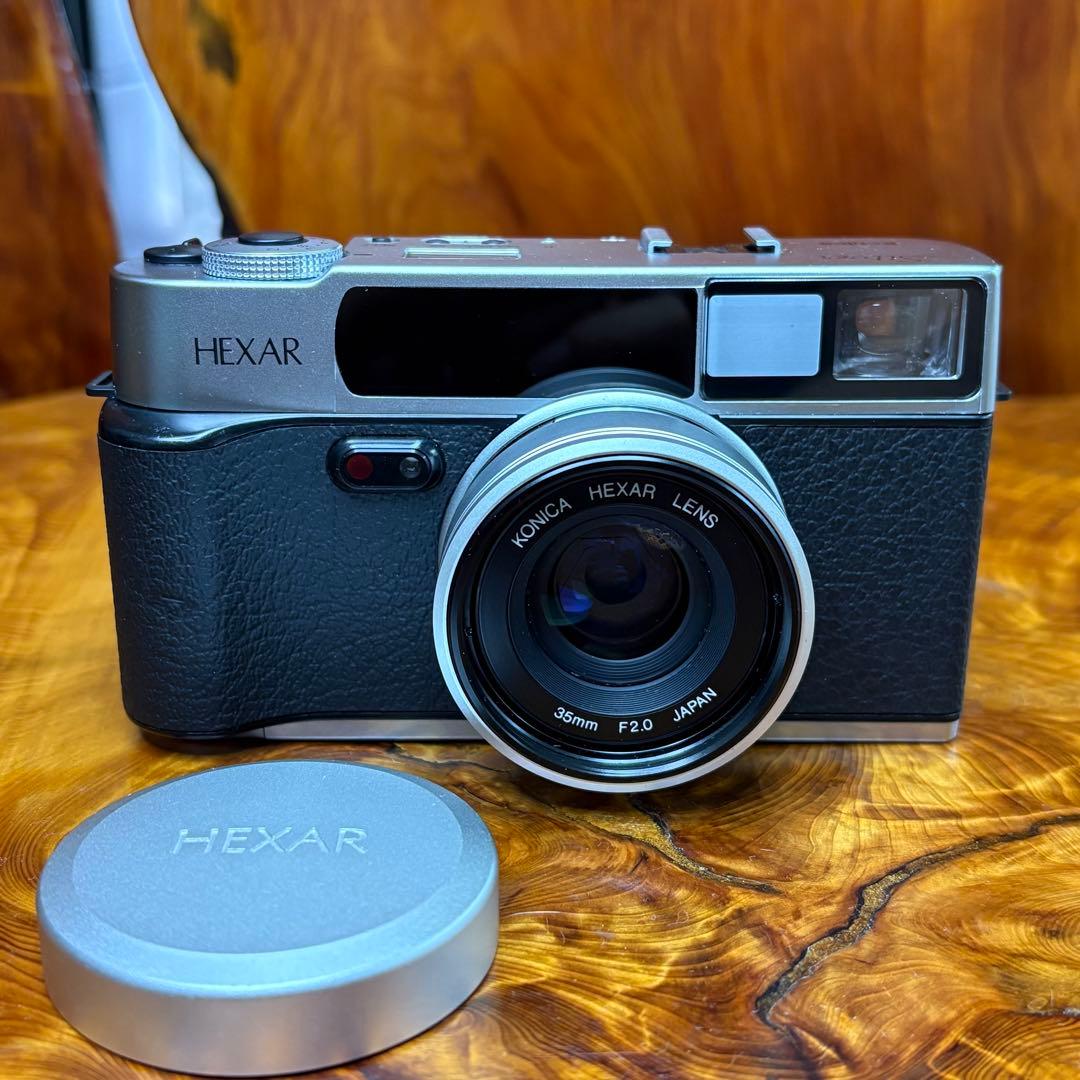 コニカヘキサー シルバー Konica HEXAR 35mmF2 動作確認済良品