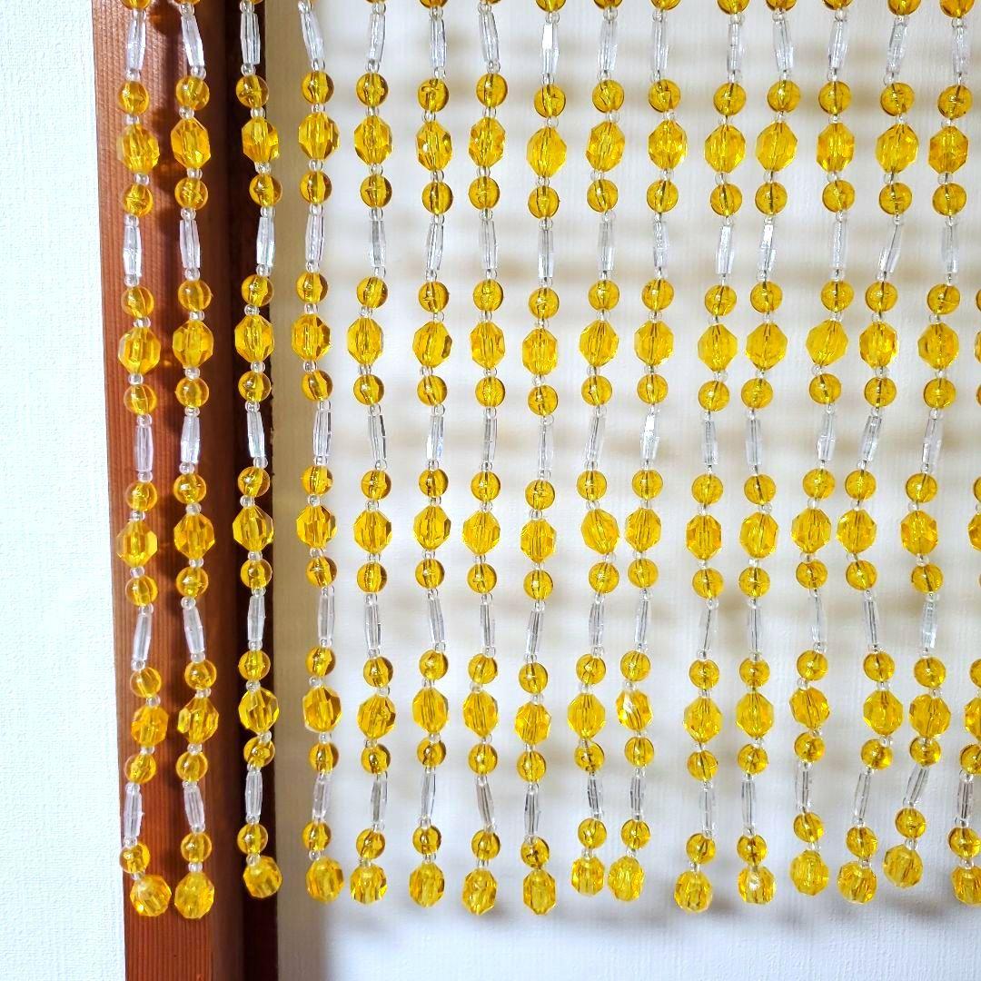 レトロポップ　珠暖簾　のれん　ビーズ暖簾　ビーズカーテン　箱付き