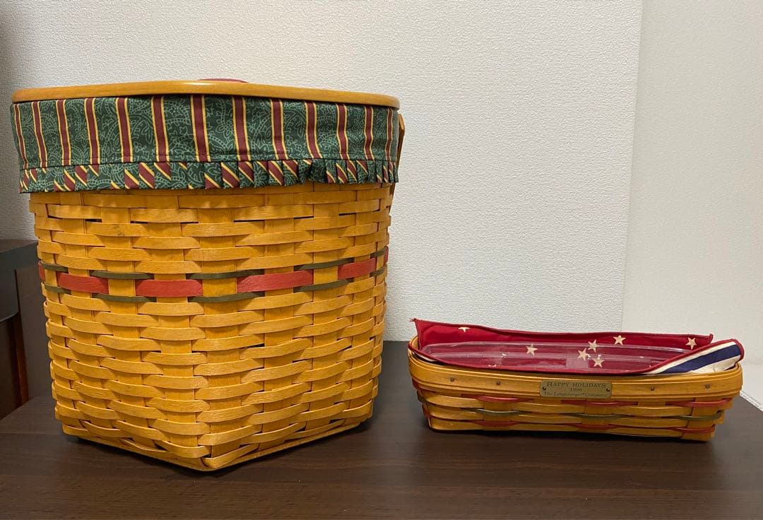 【マッキーです】ロンガバーガー　バスケット　3個セット